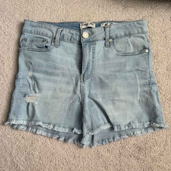Indigo Rein Denim Shorts - Picture 1 of 4